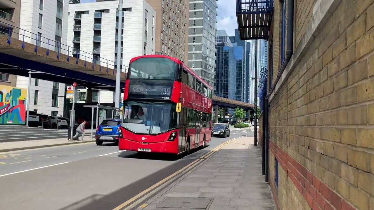 *FIRST DAY* VH38112 On Tower Transit Route 135 At Crossharbour Station