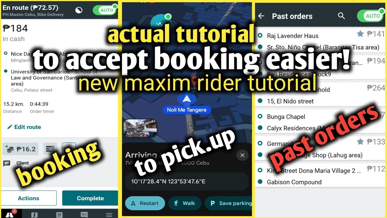 FULL TUTORIAL Easy step for a new hired maxim rider!Kung bago ka ito Ang gawin mo para pasok agad!