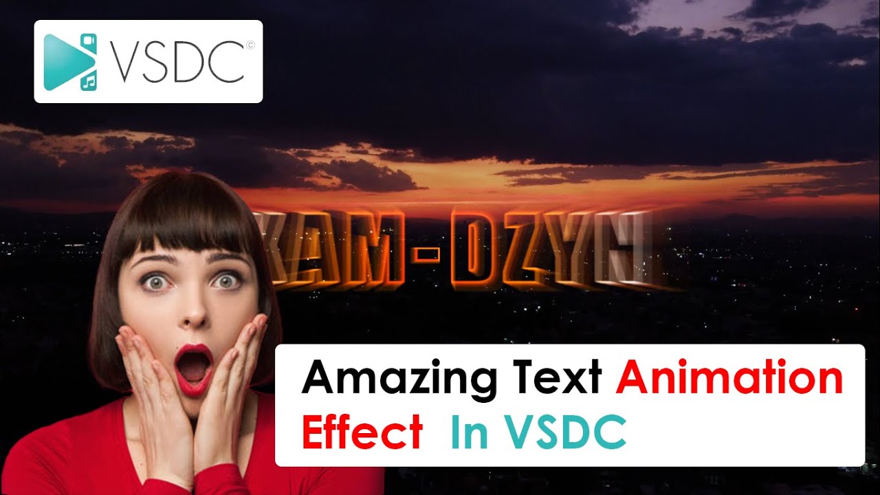 Most Amazing Text Transition Effect  Tutorial In VSDC Free Video Editor In Hindi/Urdu