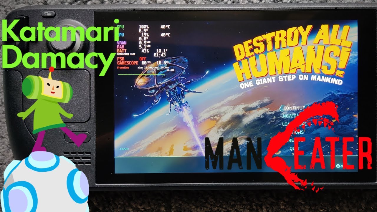 Steam Deck Games: Katamari, Destroy All Humans, Maneater