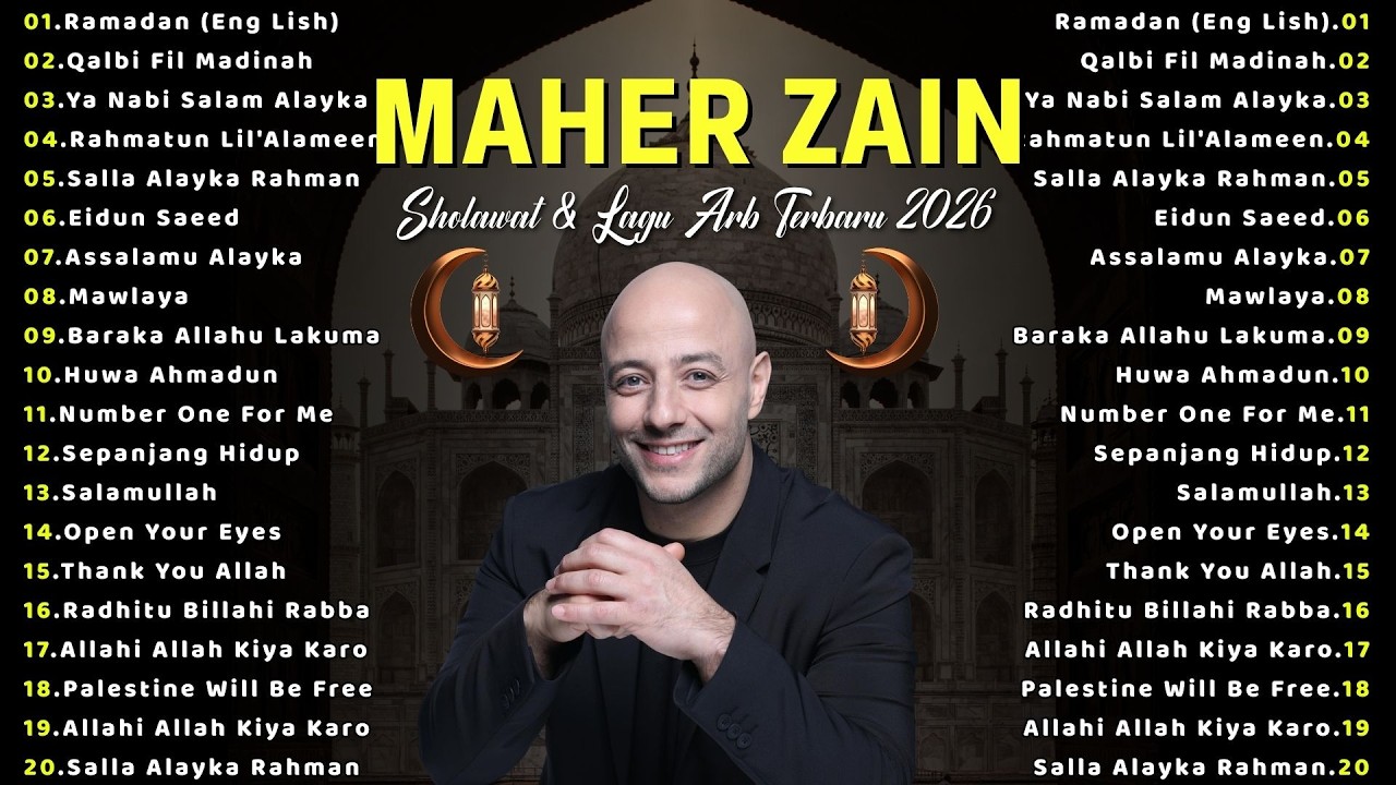Ramadan, Ya Nabi Salam Alayka💙 Habibi Yaa Muhammad 🍸 Maher Zain Full Album Ramadan 2026