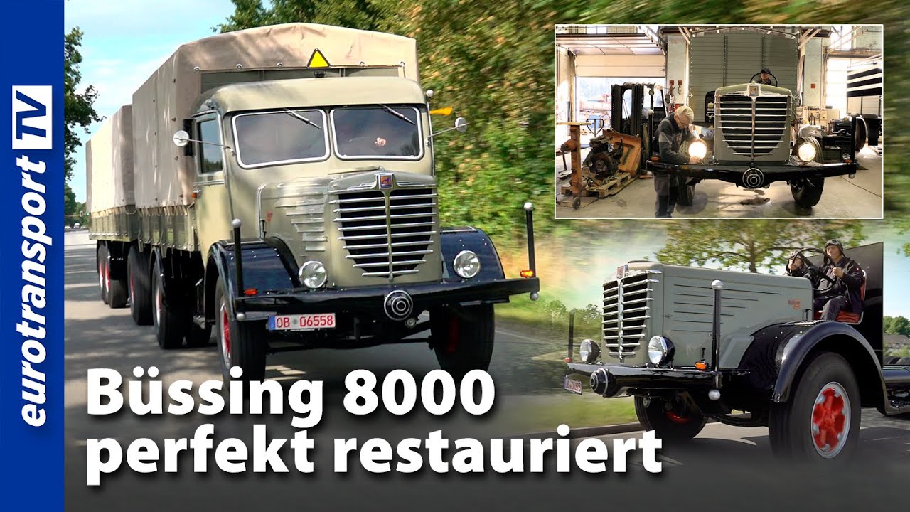 Meisterleistung: Büssing 8000 wieder unterwegs
