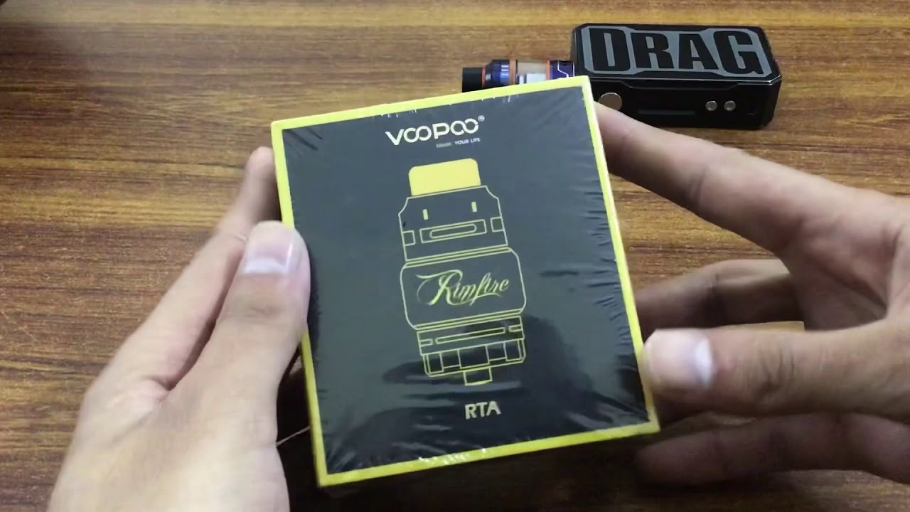 VOOPOO Rimfire RTA 5 ml Tank UNBOXING
