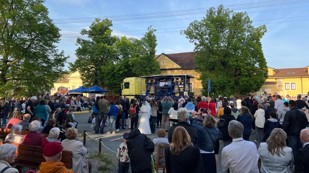 Koncert Pražské mobilní zvonohry v Plzni - oslava 10 let nových zvonů v Plzeňské věži