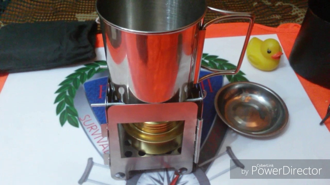 Multifuel stove.Hornillo desmontable  multicombustible Lixada ideal para bushcraft y salidas cortas.