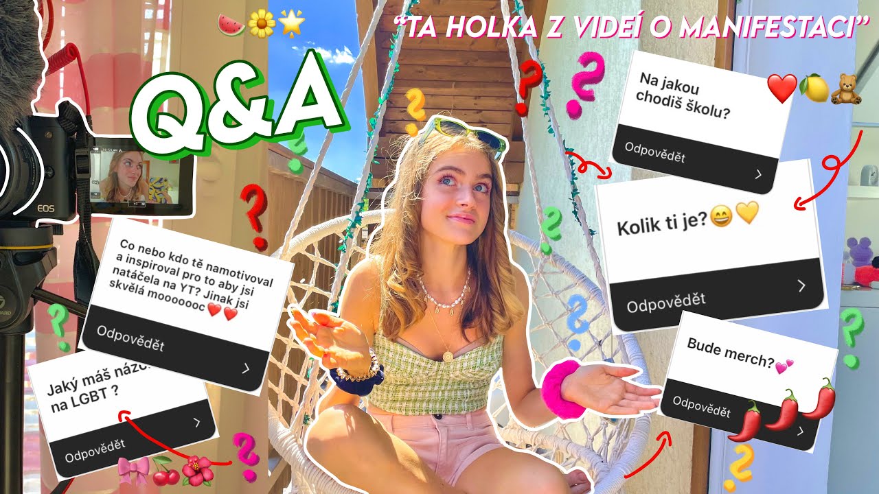 VELMI OSOBNÍ Q&A - MANIFESTACE♡, KOLIK MI JE? PPP, VZTAHY, jak MANIFESTOVAT, STŘEDNÍ ŠKOLA | č. 1