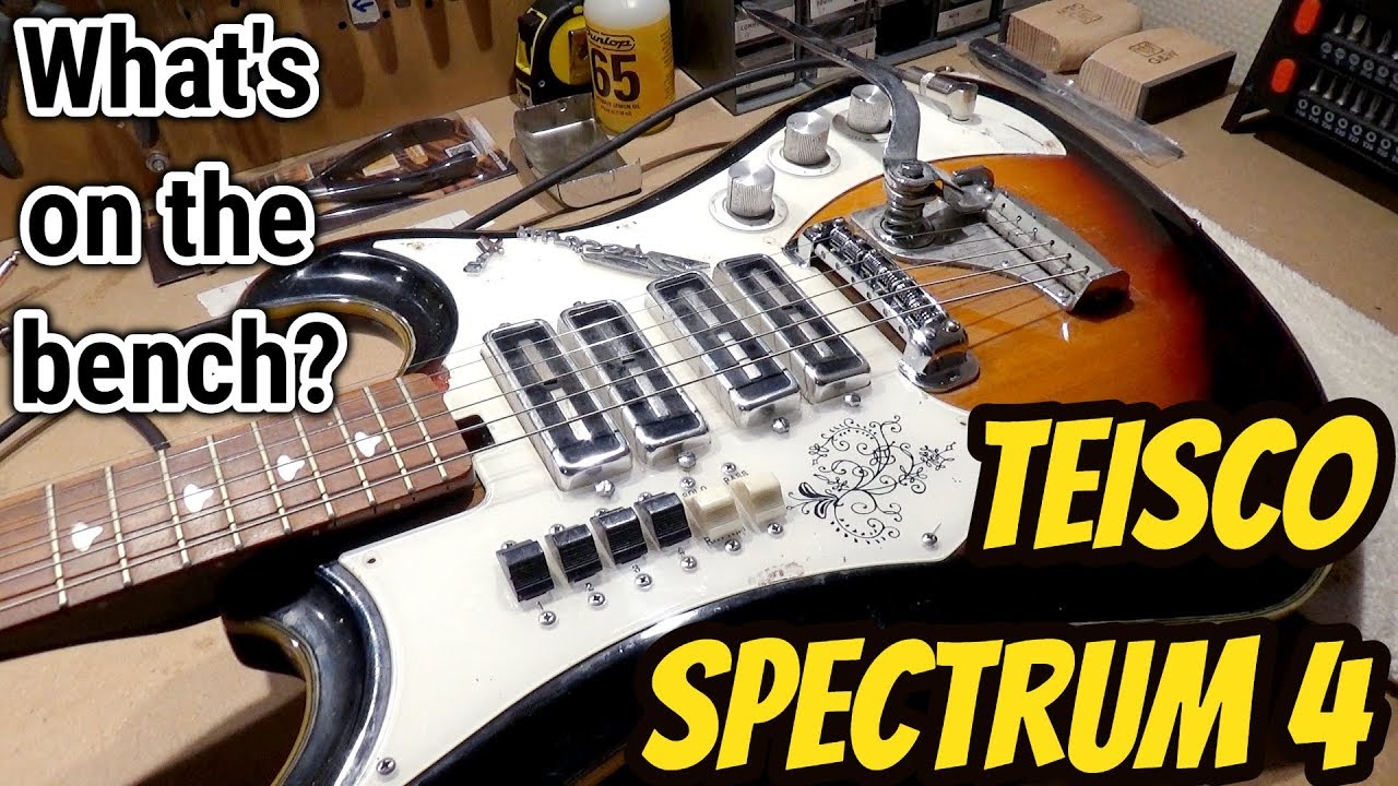 Teisco Spectrum 4 Guitar - What's on the bench?