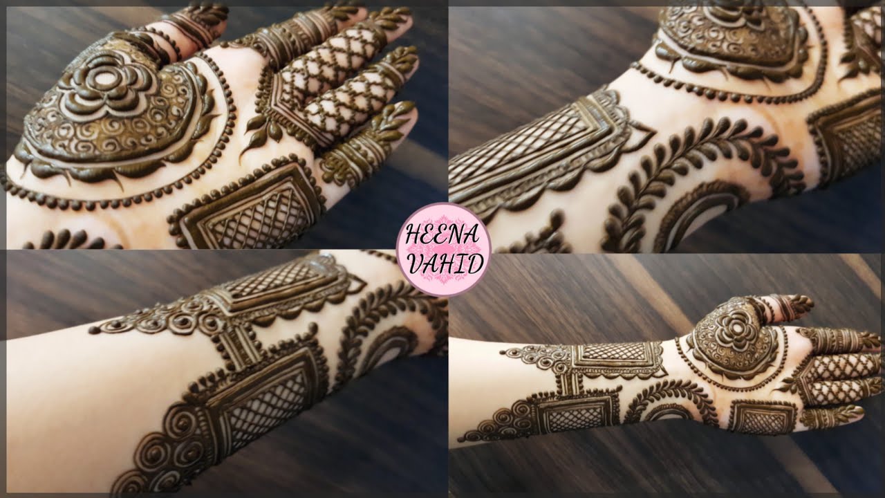 Latest Dubai henna design for hands 2019 | heena vahid .