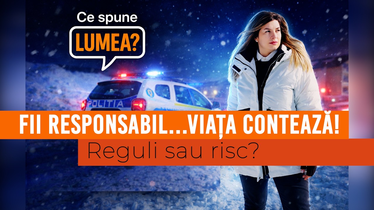 🚔 STOP pentru siguranță‼️