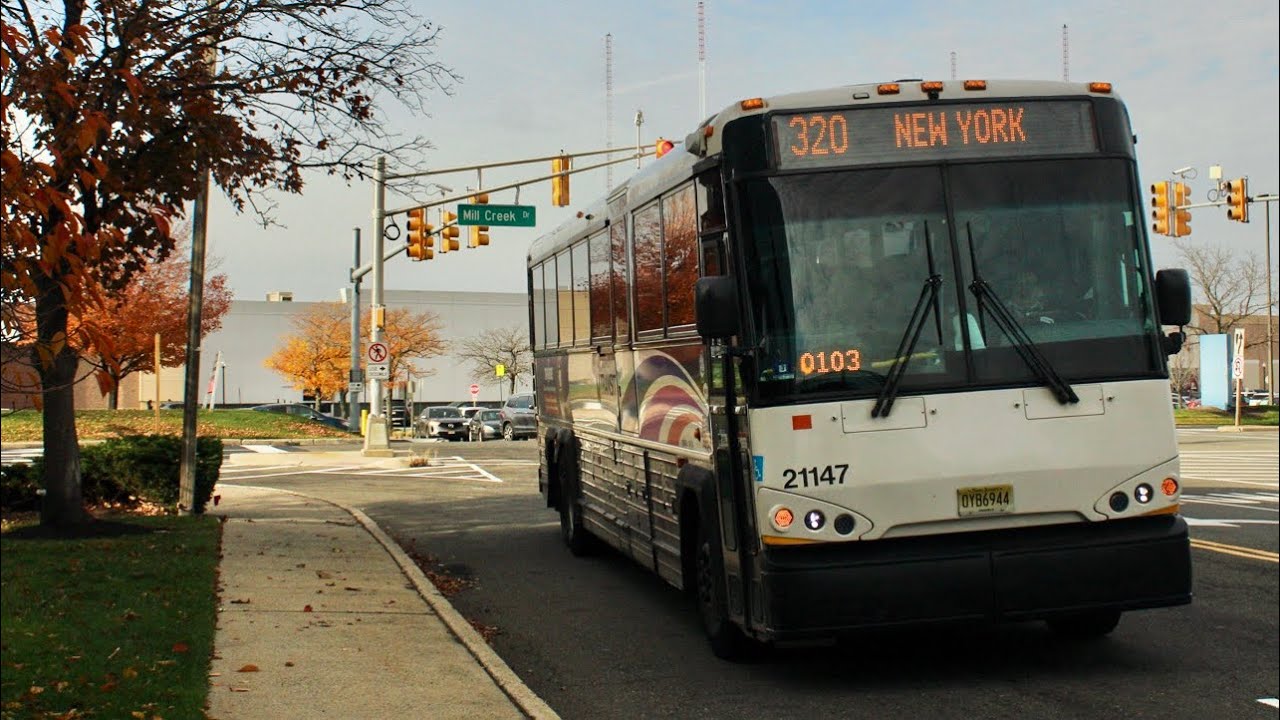 ᴴᴰ⁶⁰ Front POV: NJT Route 320 North Bergen P&R Harmon Meadow Full Ride onboard 2021 MCI D4500CT
