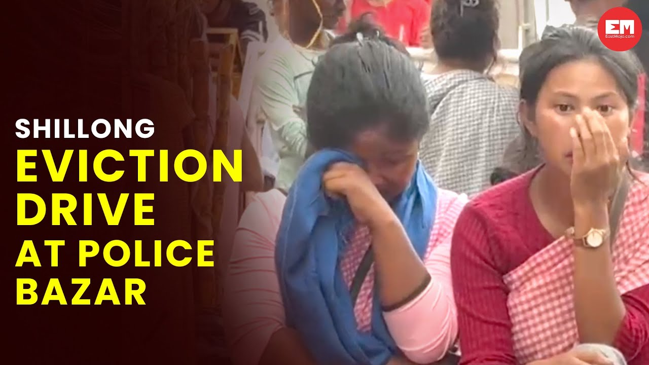 Shillong&rsquo;s Police Bazar tense following eviction drive