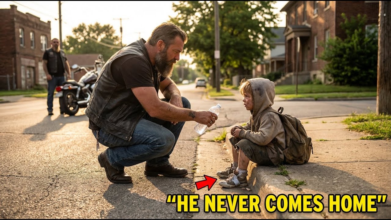 "Same Kid, Same Corner, Same Wave" — Biker Finally Stopped on Day Twelve