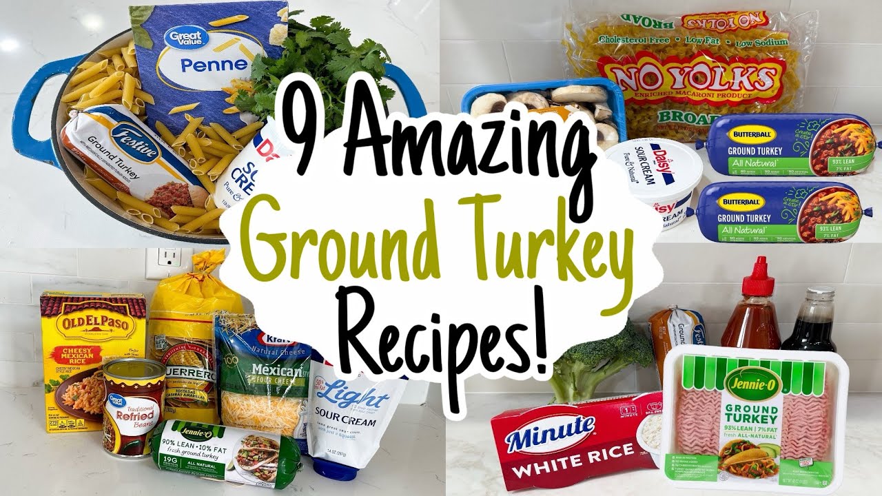 Stop Ignoring Ground Turkey! These Recipes Are SO Good! | Easy Cheap Dinners