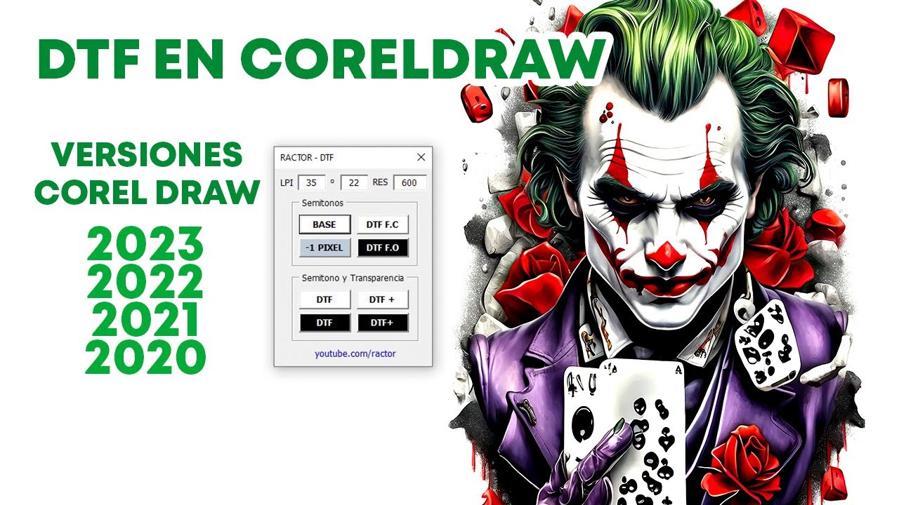 ✅✅ COMO PREPARAR ARCHIVOS PARA DTF EN CORELDRAW 😱😱 DTF FACIL EN CORELDRAW 💥💥