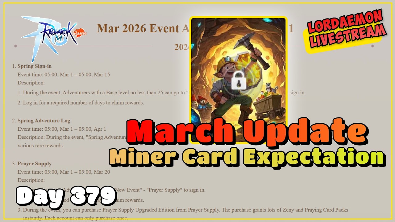 ID/EN - March 2026 Update Review !! - Ragnarok Mobile: Classic (Day 379)