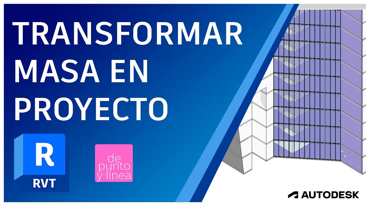 Masa en Revit Parte 3: Como convertir masa a elementos constructivos como Muros, pisos, cubiertas