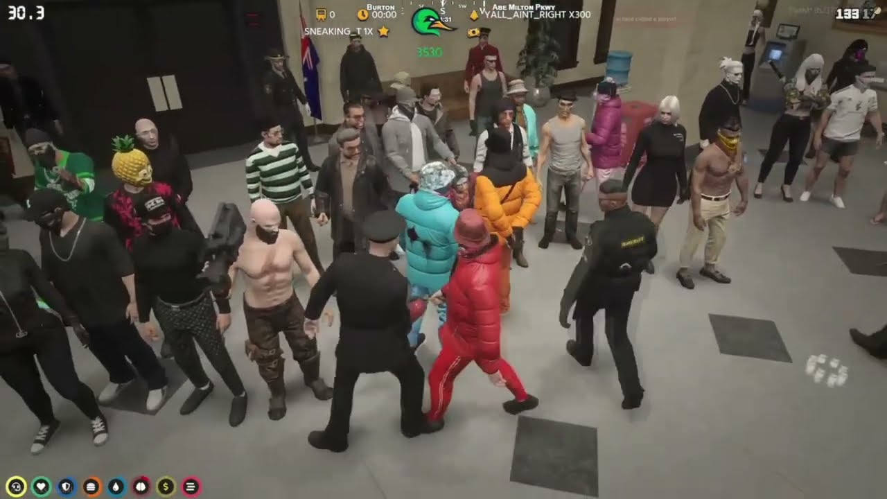 Different POV'S Of The Top Boys Heist Crew Storming The Court House | GTA RP NoPixel 3.0