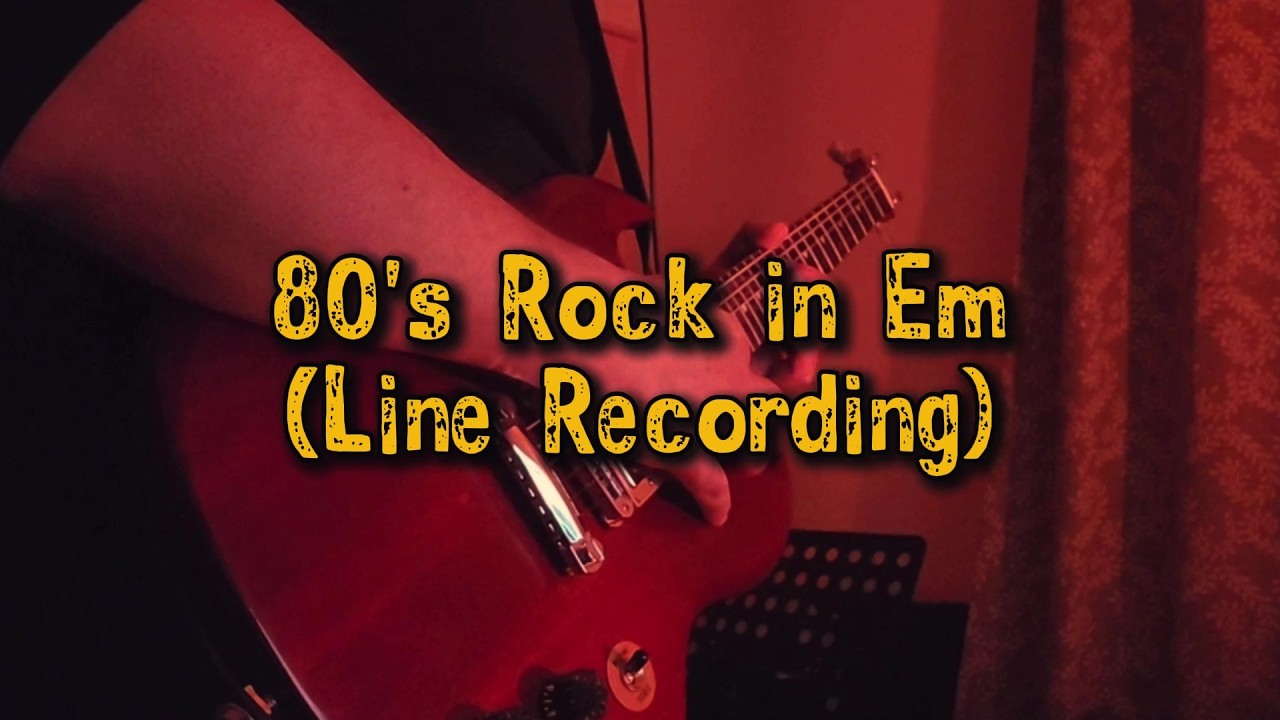 Diego Instrumental 409 (H 875) 80’s Rock in Em (Line Recording) – non commercial