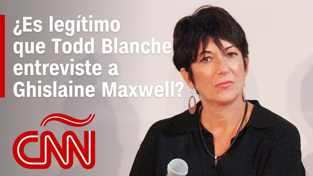 ¿Es legítimo que el vicesecretario de Justicia entreviste a Ghislaine Maxwell, expareja de Epstein?