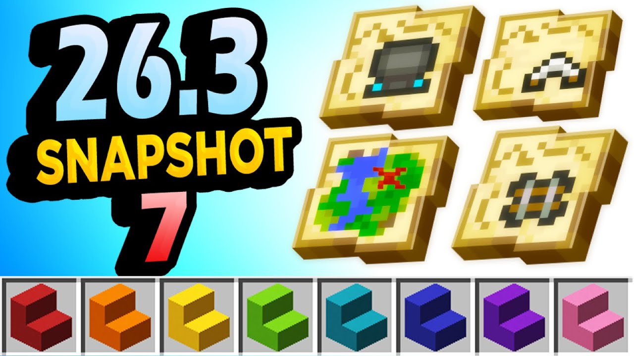 ✅ MAPS AND CONCRETE 👉 Minecraft Snapshot 26.3 7