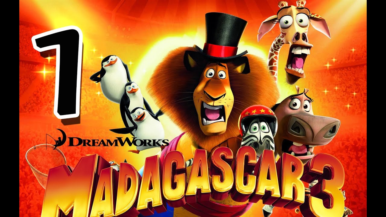 Madagascar 3: The Game Walkthrough Part 1 (PS3, X360, Wii) Mission 1