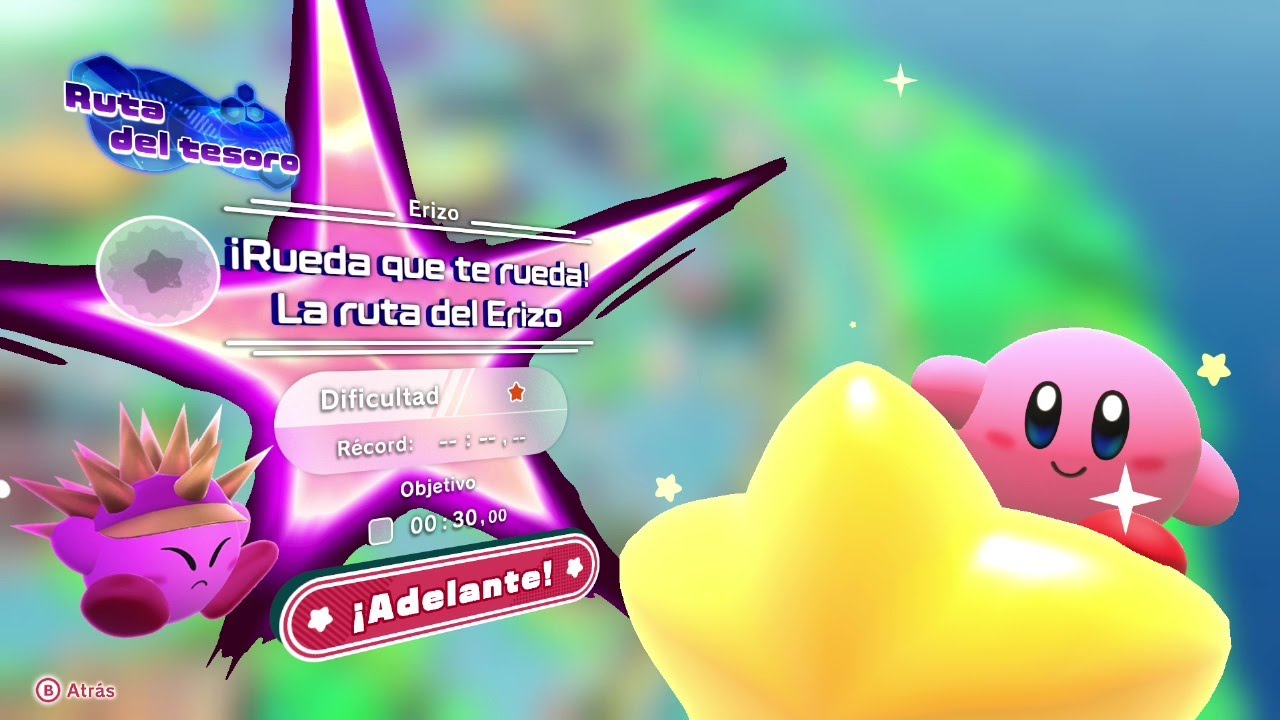Rutas del tesoro de Viva Maravilia. Kirby y la tierra olvidada