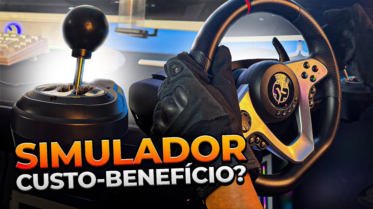 UM DOS MELHORES SIMULADORES DE CORRIDA CUSTO BENEFÍCIO? Conheça o KALKAN G500 PRORACING!