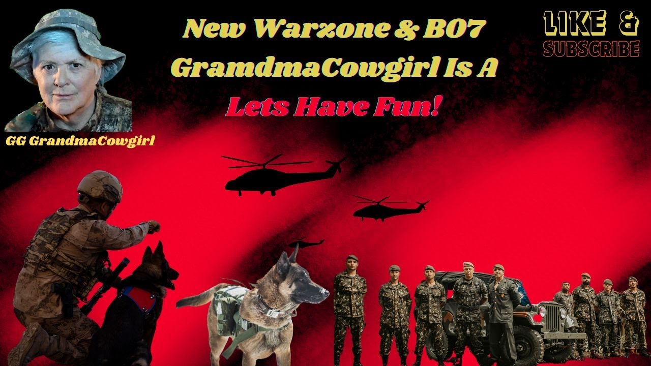 Warzone Pajama Party  W/ GrandmaCowgirl  Lets Have a GG and Have Fun