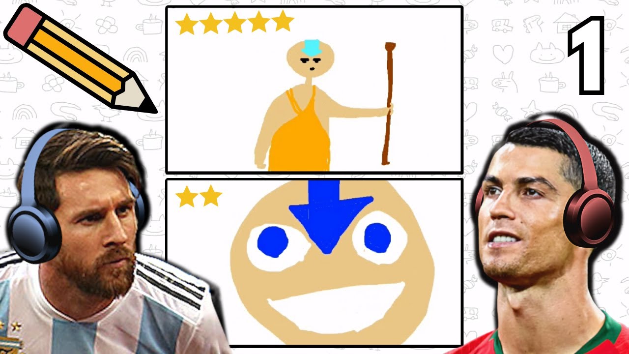Messi & Ronaldo play Drawing From Memory!
