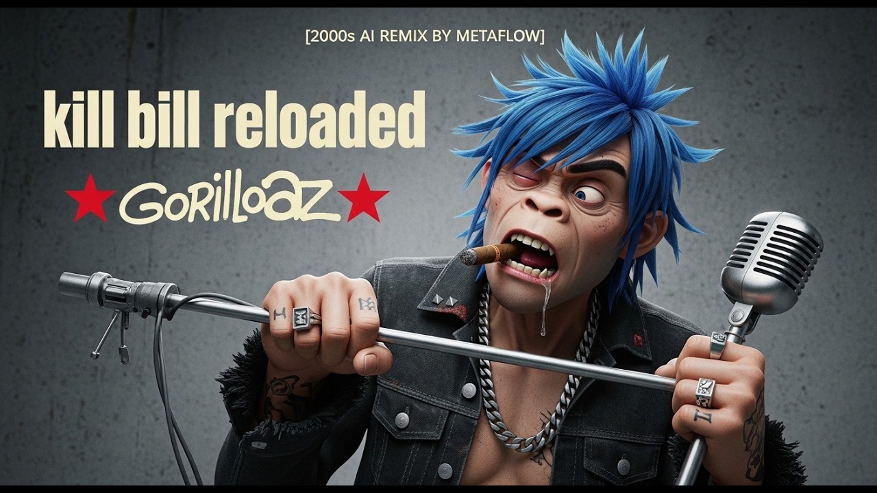 Kill Bill Meets Gorillaz — Dark AI Trip-Hop Album Mix