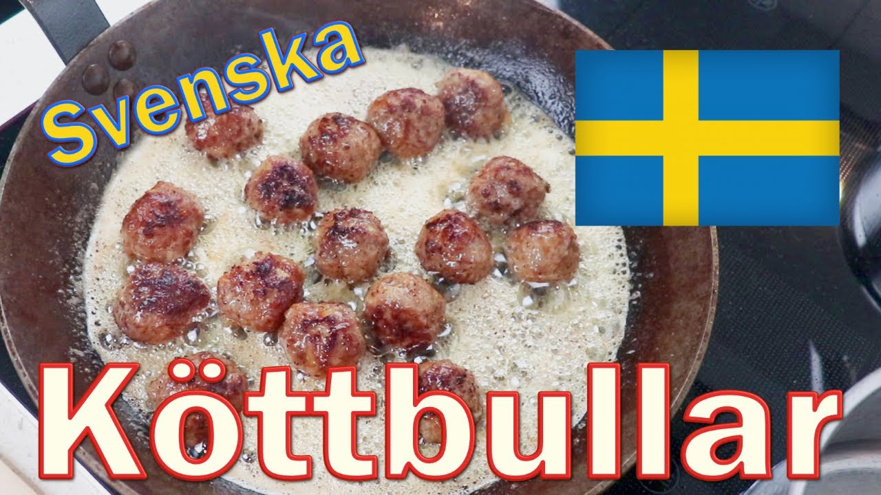 Köttbullar - svenska: Swedish meatballs