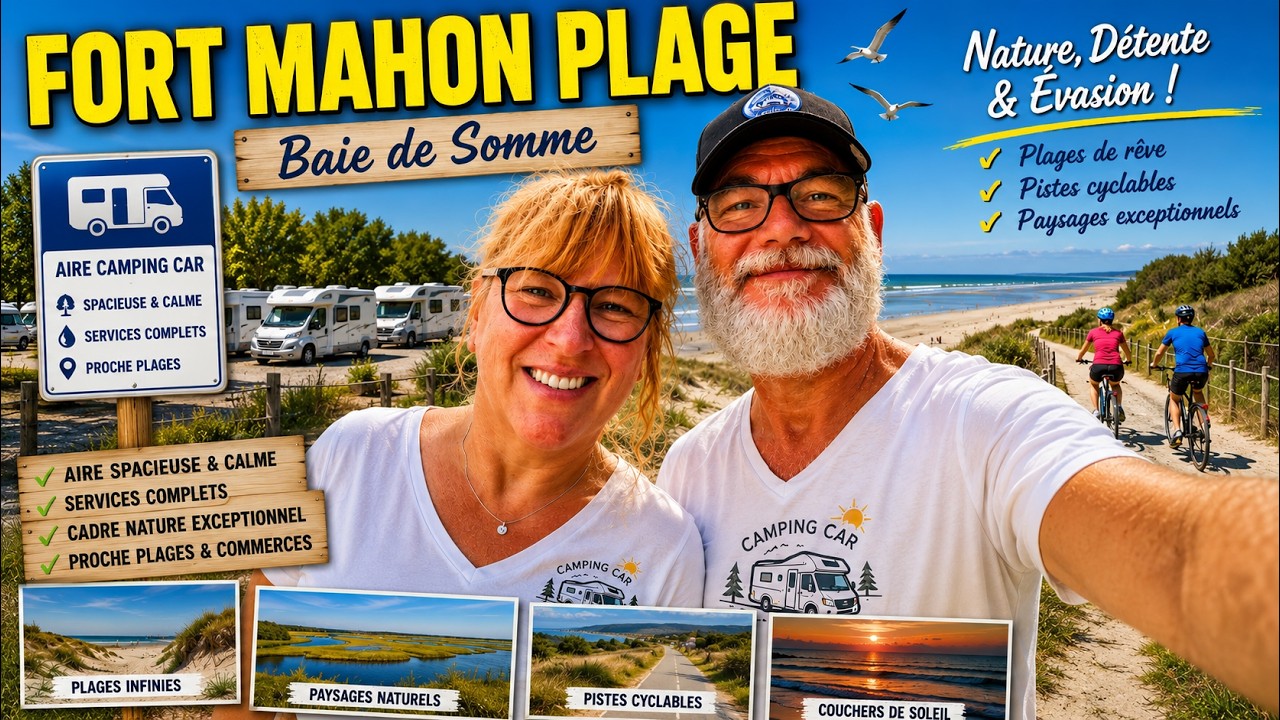 FORT MAHON PLAGE ET SON AIRE !!! #campingcar #vanlife #nomade