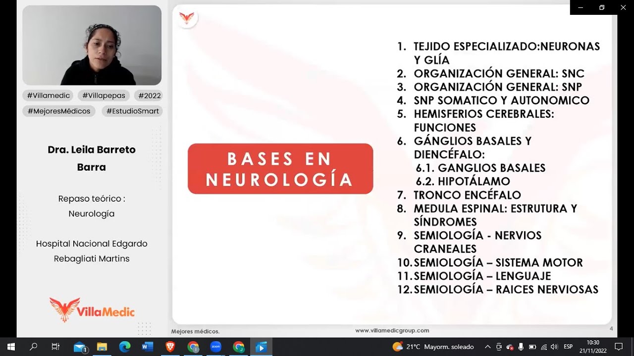 BASES EN NEUROLOGÍA PARTE 1 - NEUROLOGÍA - VILLAMEDIC