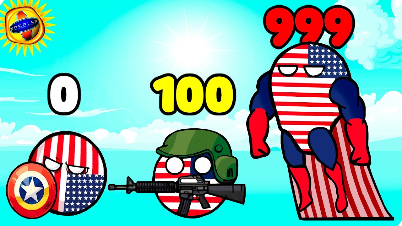 🌞Захватил США в игре - Balls War: Conquer the World