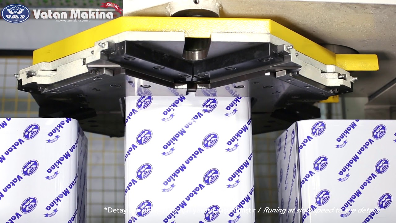 AUTOMATIC COMPACT VERTICAL CAN BODY MAKING & ASSEMBLING LINE FOR 17 KG OR 18 LT GENERAL CANS