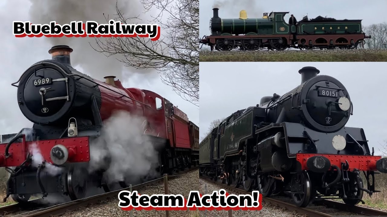 6989, 80151 & No.65 | Bluebell Railway Steam Action - 21/02/26
