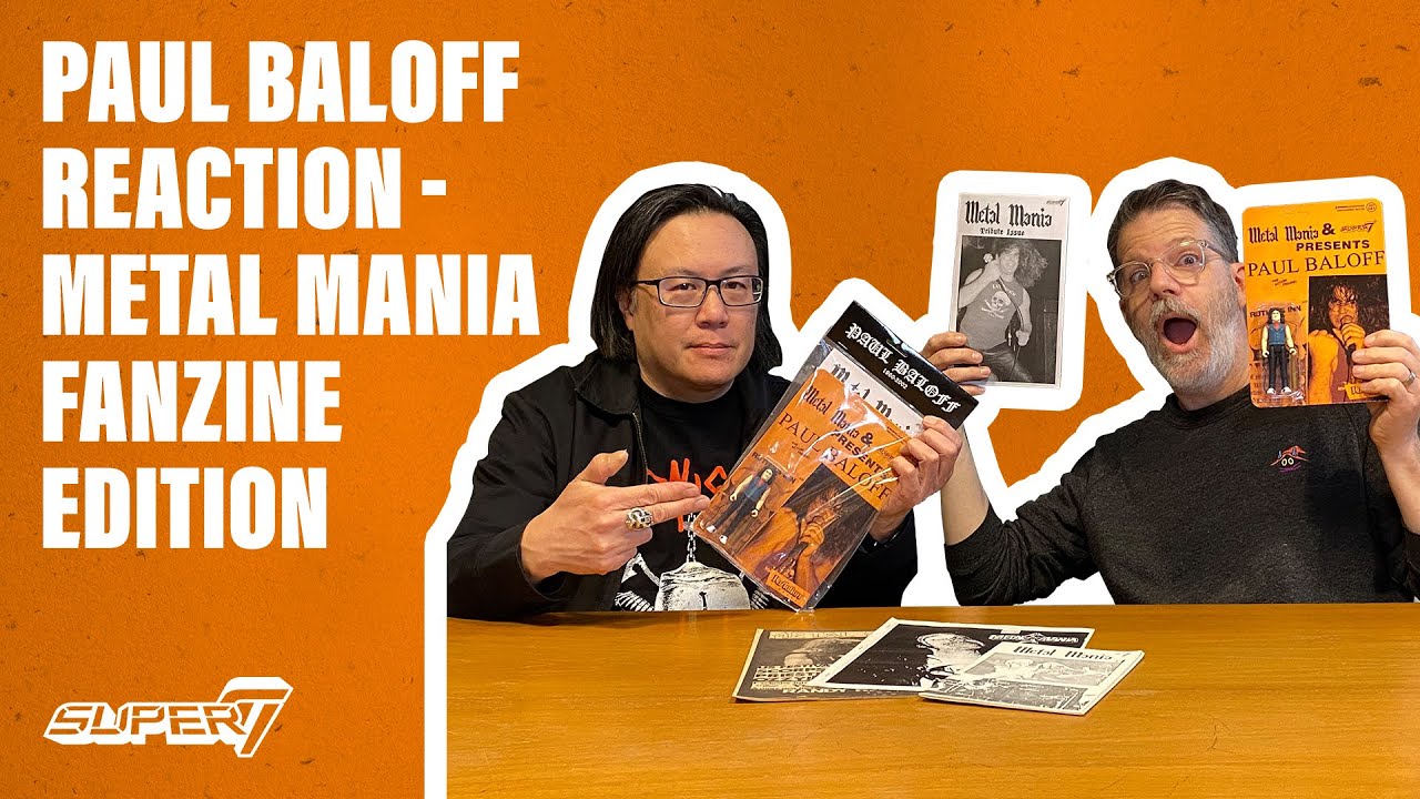 Paul Baloff ReAction Figure - Fanzine Bundle from Super7!