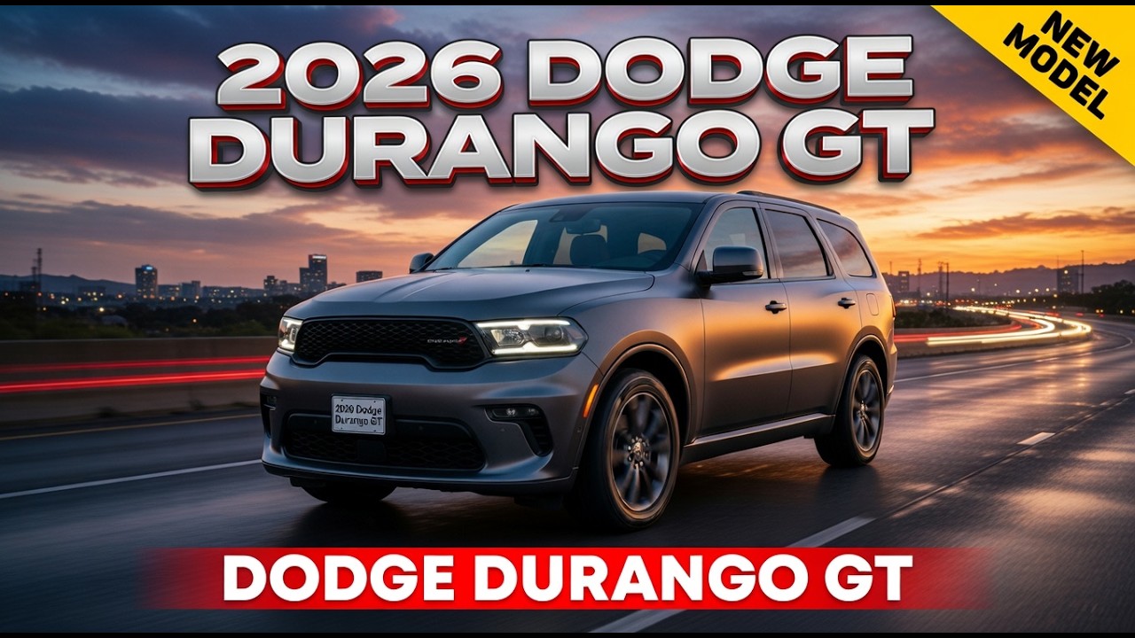 Обзор Dodge Durango GT 2026 года – мощный внедорожник, который по-прежнему доминирует на дороге.