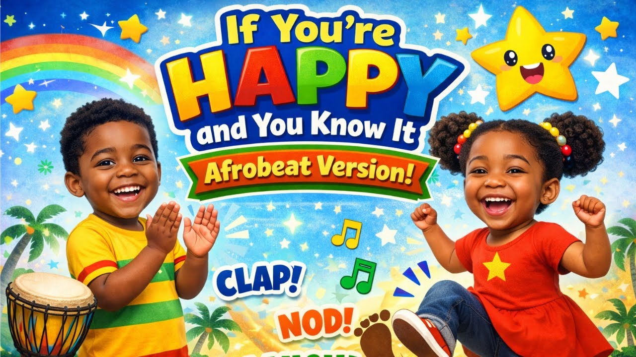 😊👏 If You’re Happy and You Know It – Afrobeat Version!