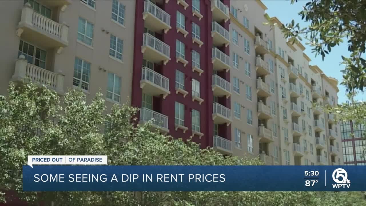 Could rental prices be dropping in West Palm Beach?