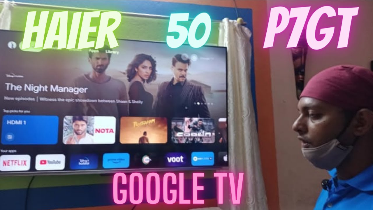 Haier TV 4k 50 P7GT || P7GT- Google TV - New Series Demo Bengali || P7GT -  Google TV From Haier