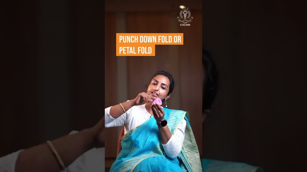 C fold , petal fold …. Which type of fold would you use?|Menstrual cup|