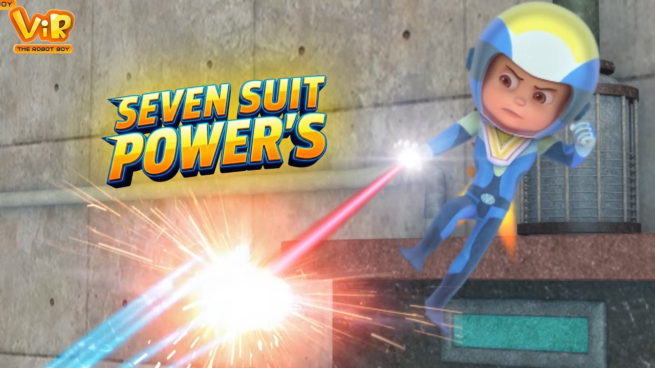 Vir The Robot Boy : Vir Ka Fire Attack | Seven Suit | Robot Cartoon for kids