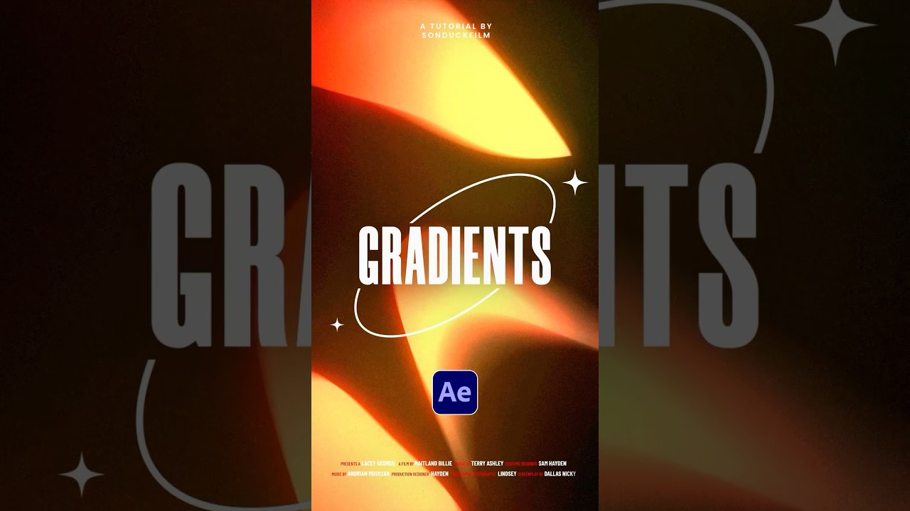 Создание кинематографических градиентов в After Effects