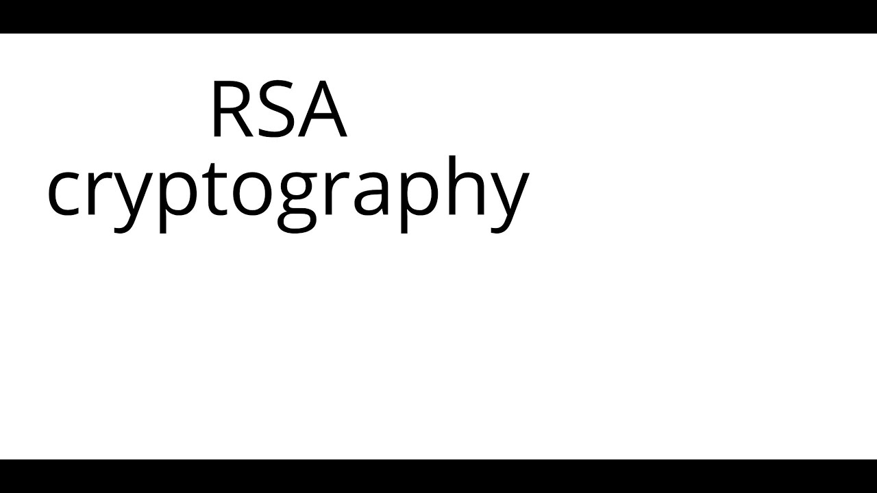 Теория чисел: криптография RSA