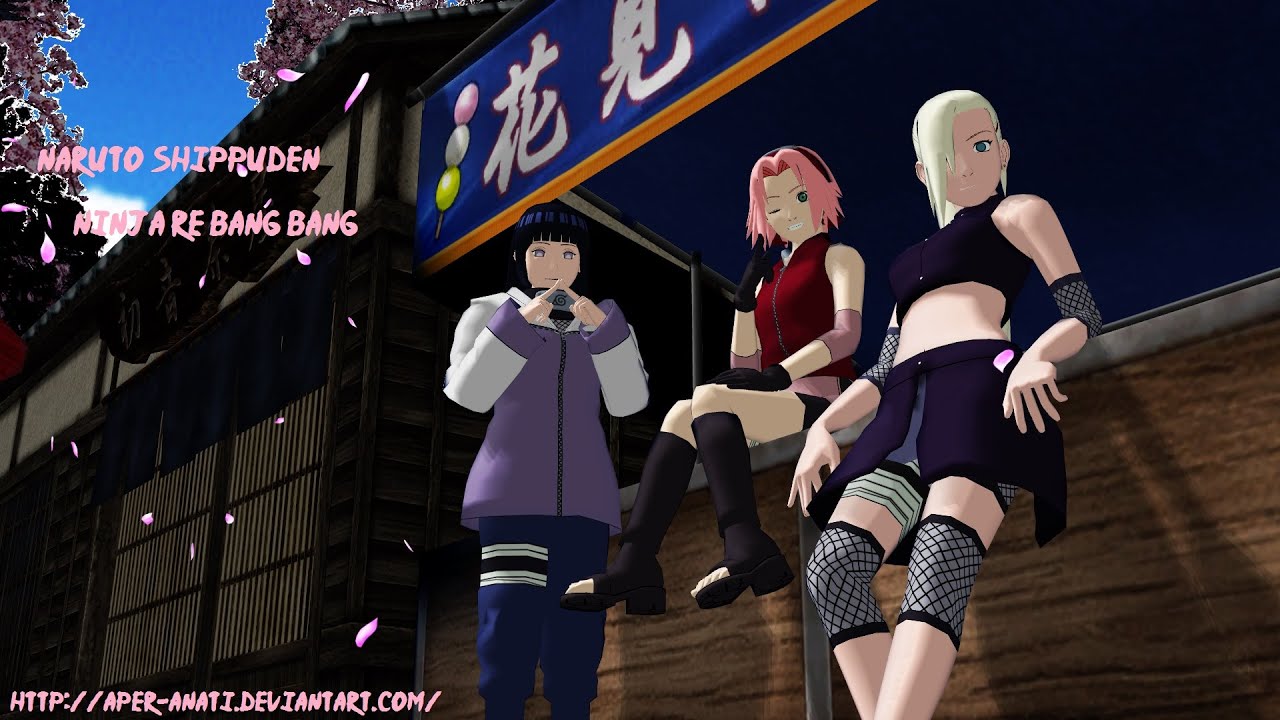 [MMD] (Camera DL) Naruto Shippuden - Ninja re Bang Bang (Ino, Sakura, Hinata)