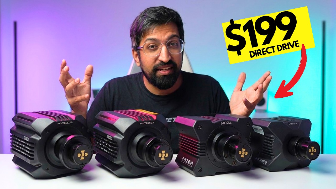 I Tried EVERY Moza Sim Racing Wheelbase (Here's What I'd Buy and Avoid)