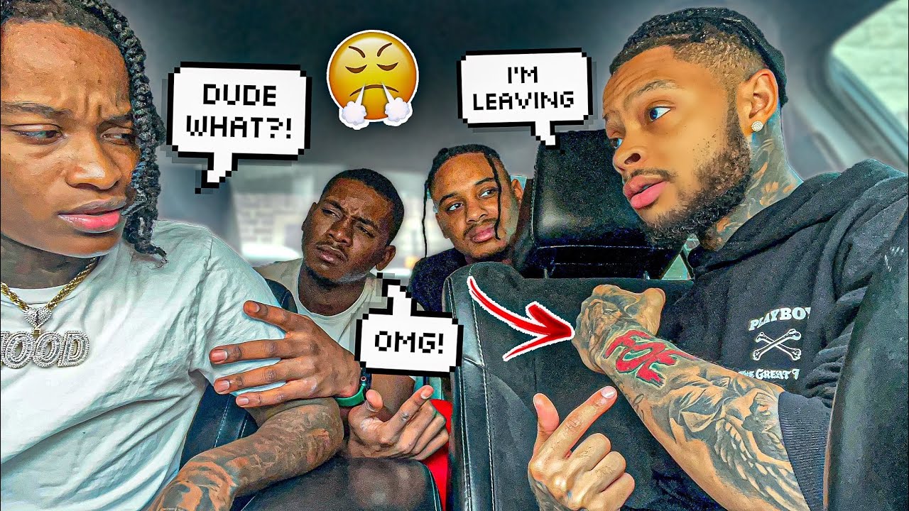 TELLING THE GANG IM LEAVING FOE & REMOVING TATTOO TO SEE THEIR REACTION..