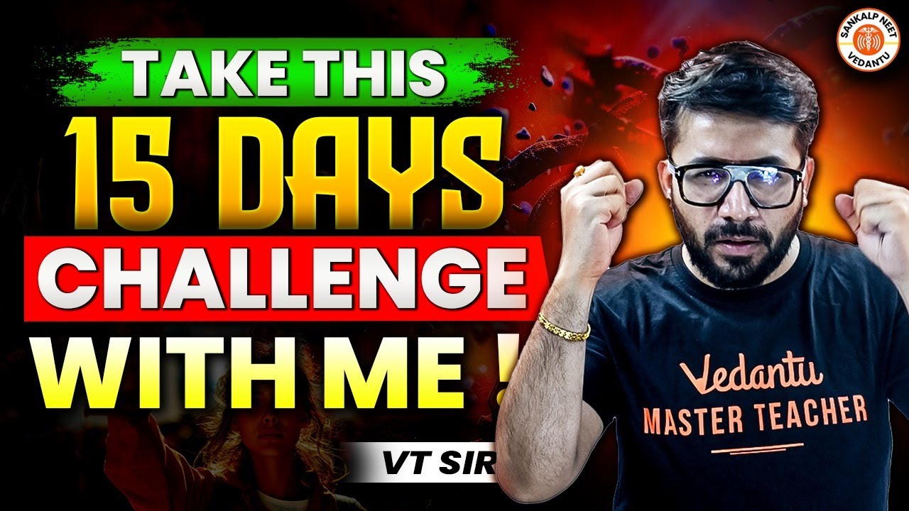 🔴Take This 15 days Challenge With Me ! - 100% पढाई के लिए पागल हो जाओगे | VISHAL TIWARI