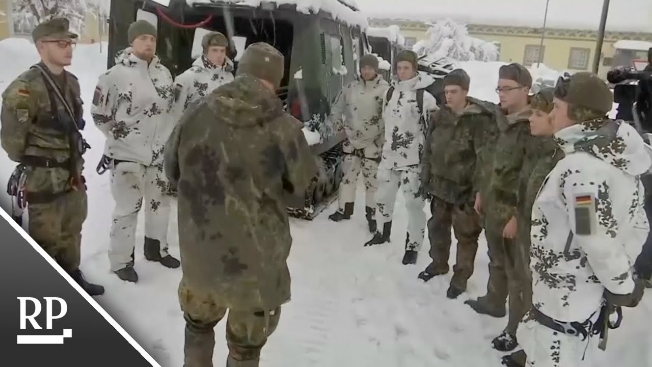 Schnee-Chaos in Bayern: Bundeswehr hilft in Schneegebieten